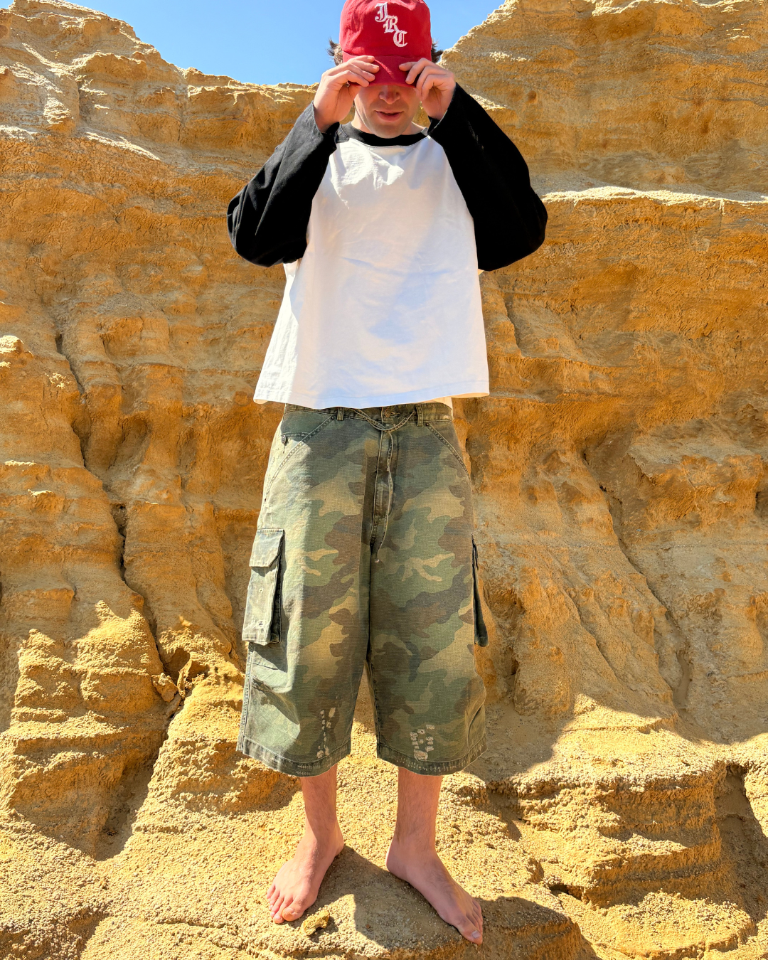 SILVER LAKE CARGO SHORT - GREEN CAMO