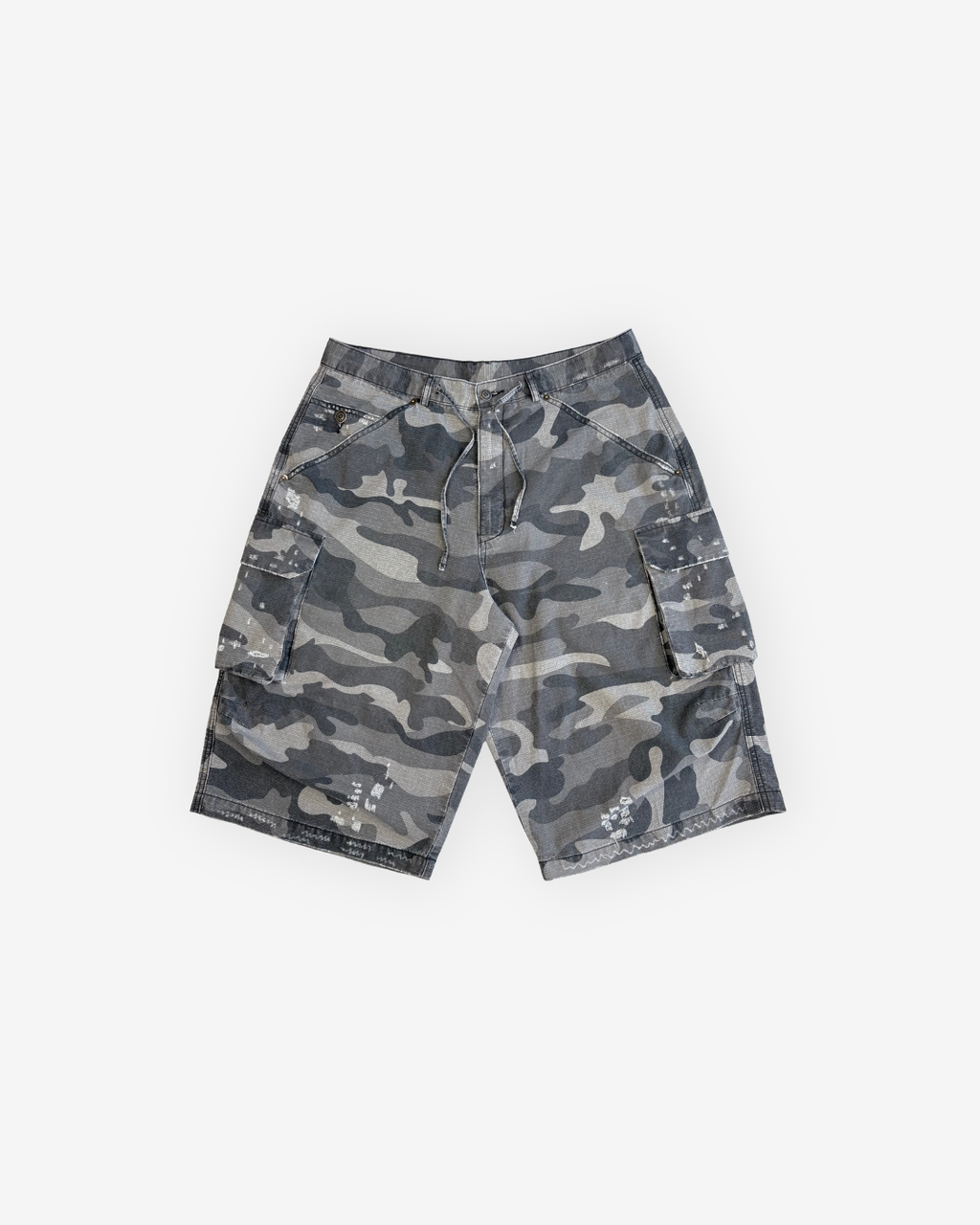 SILVER LAKE CARGO SHORT - GREY CAMO