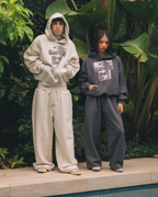 WIDE SWEATS - OATMEAL