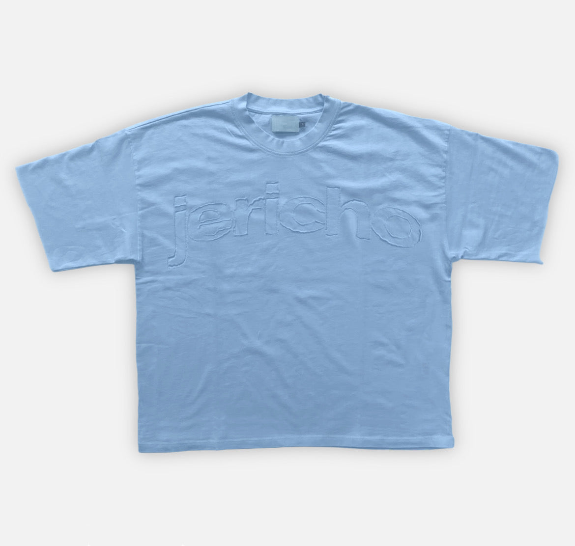 Applique Tee - Baby Blue