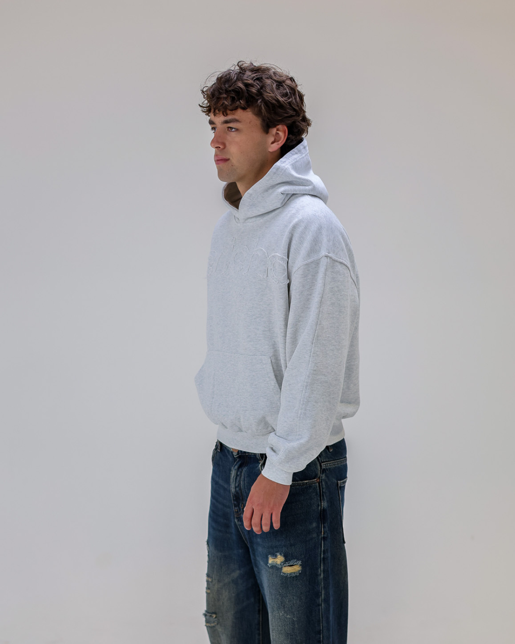 LENNY HOODIE - MARLE GREY