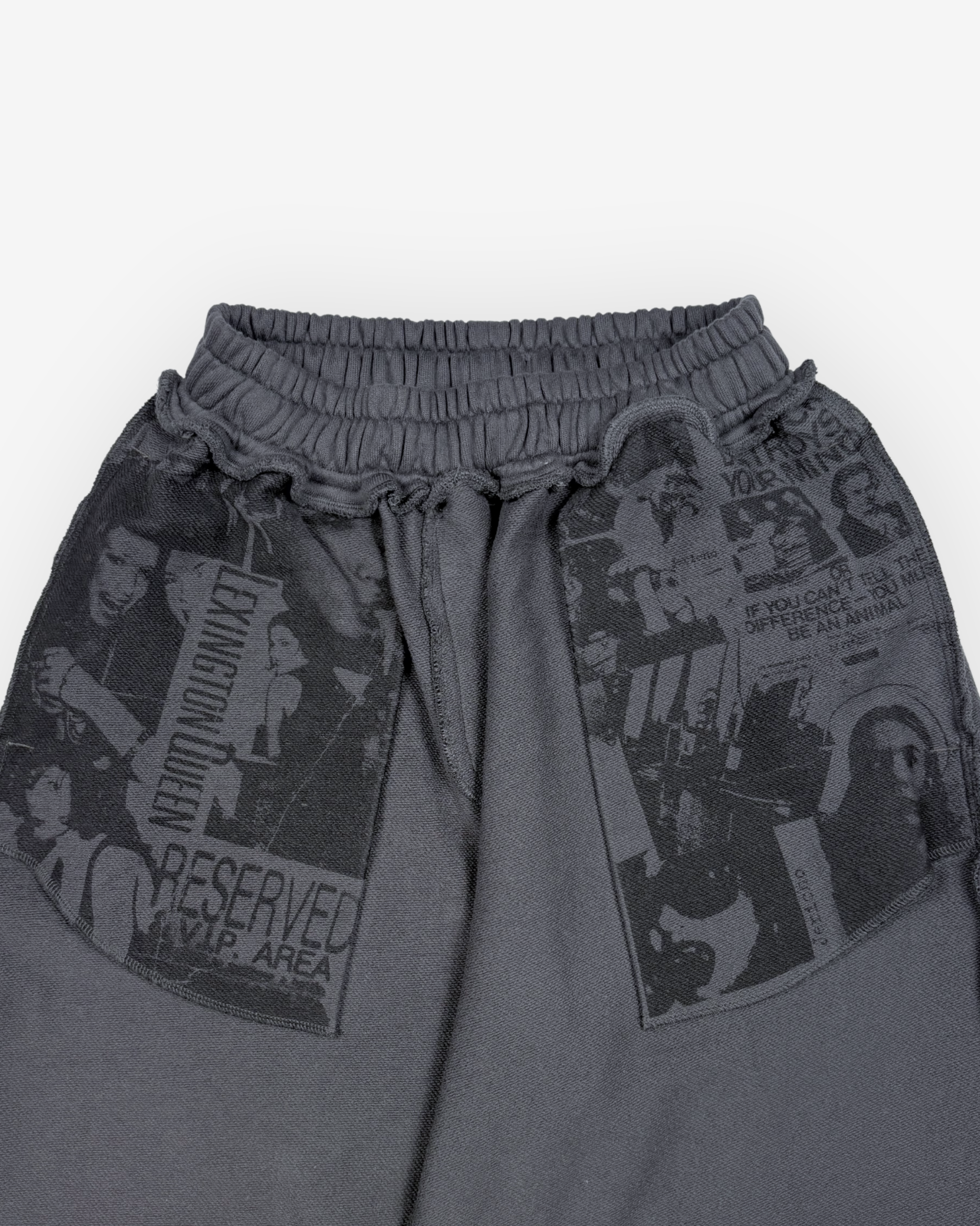WIDE SWEATS - CHARCOAL