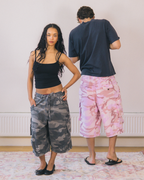 SILVER LAKE CARGO SHORT - PINK CAMO