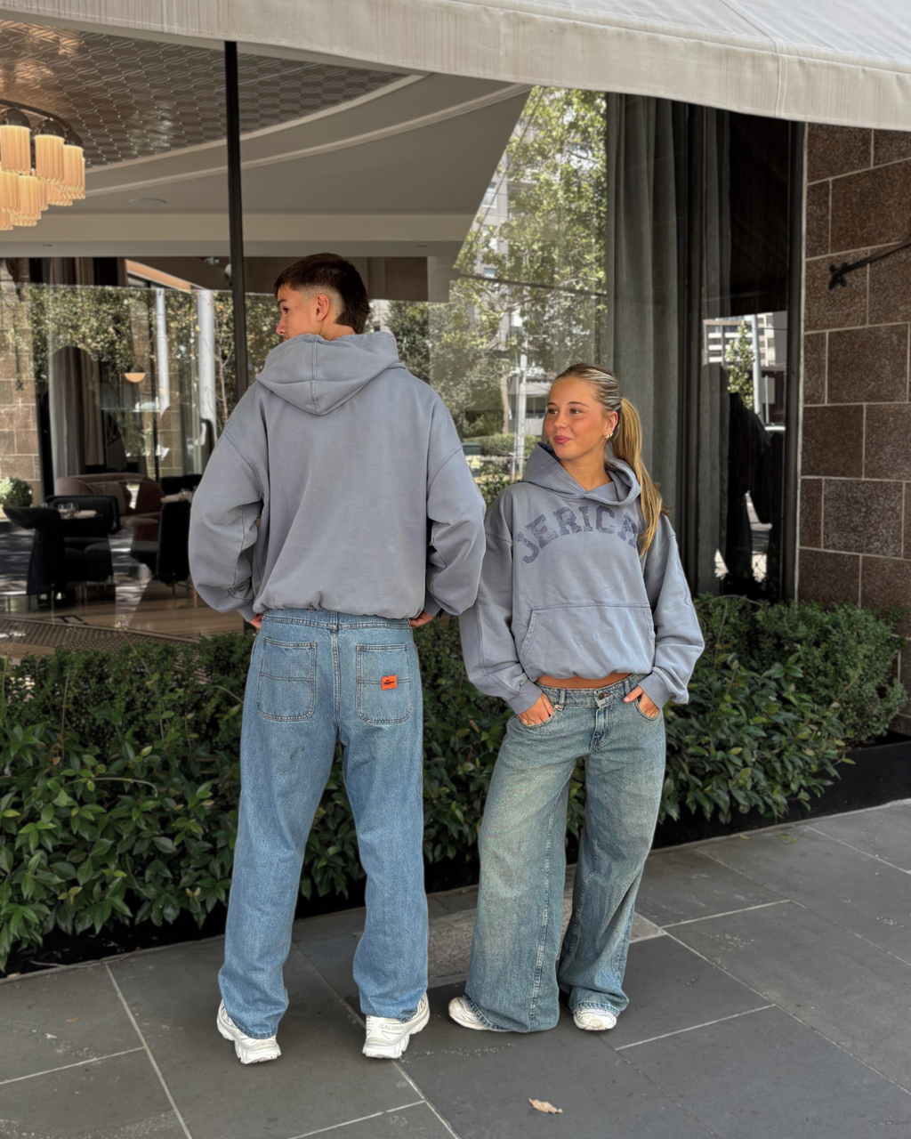 CRESS HOODIE - AGED BLUE