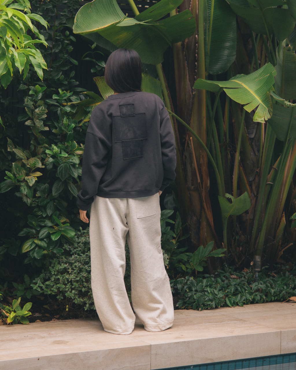 LEXINGTON CREWNECK - WASHED BLACK