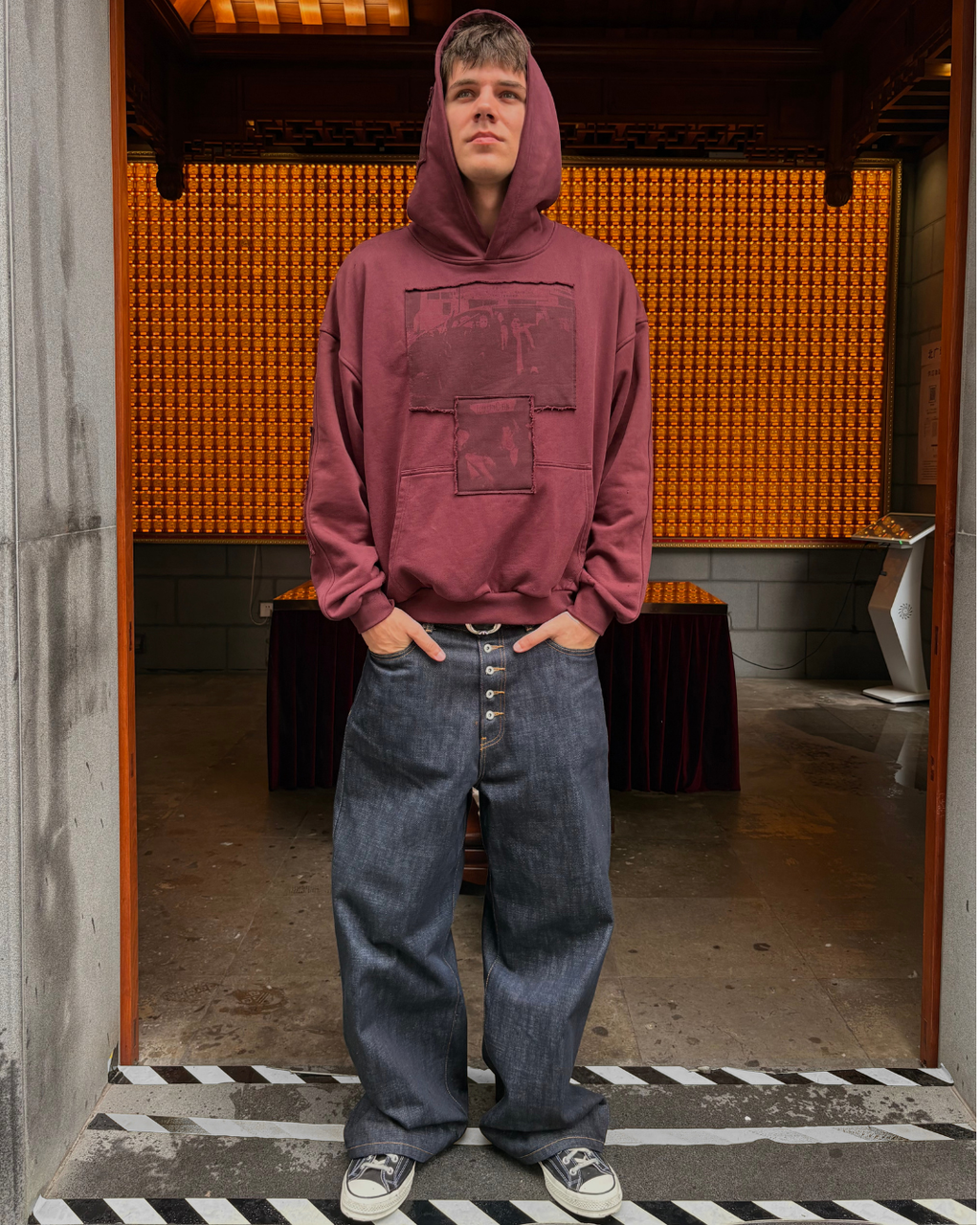 LEXINGTON HOODIE - WINE RED