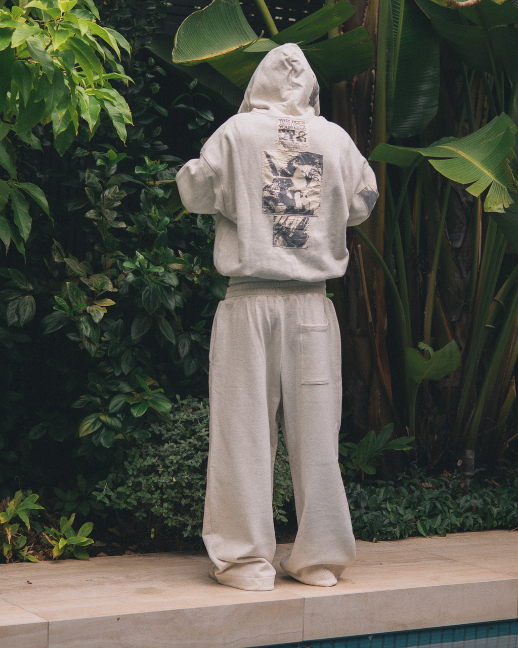 WIDE SWEATS - OATMEAL