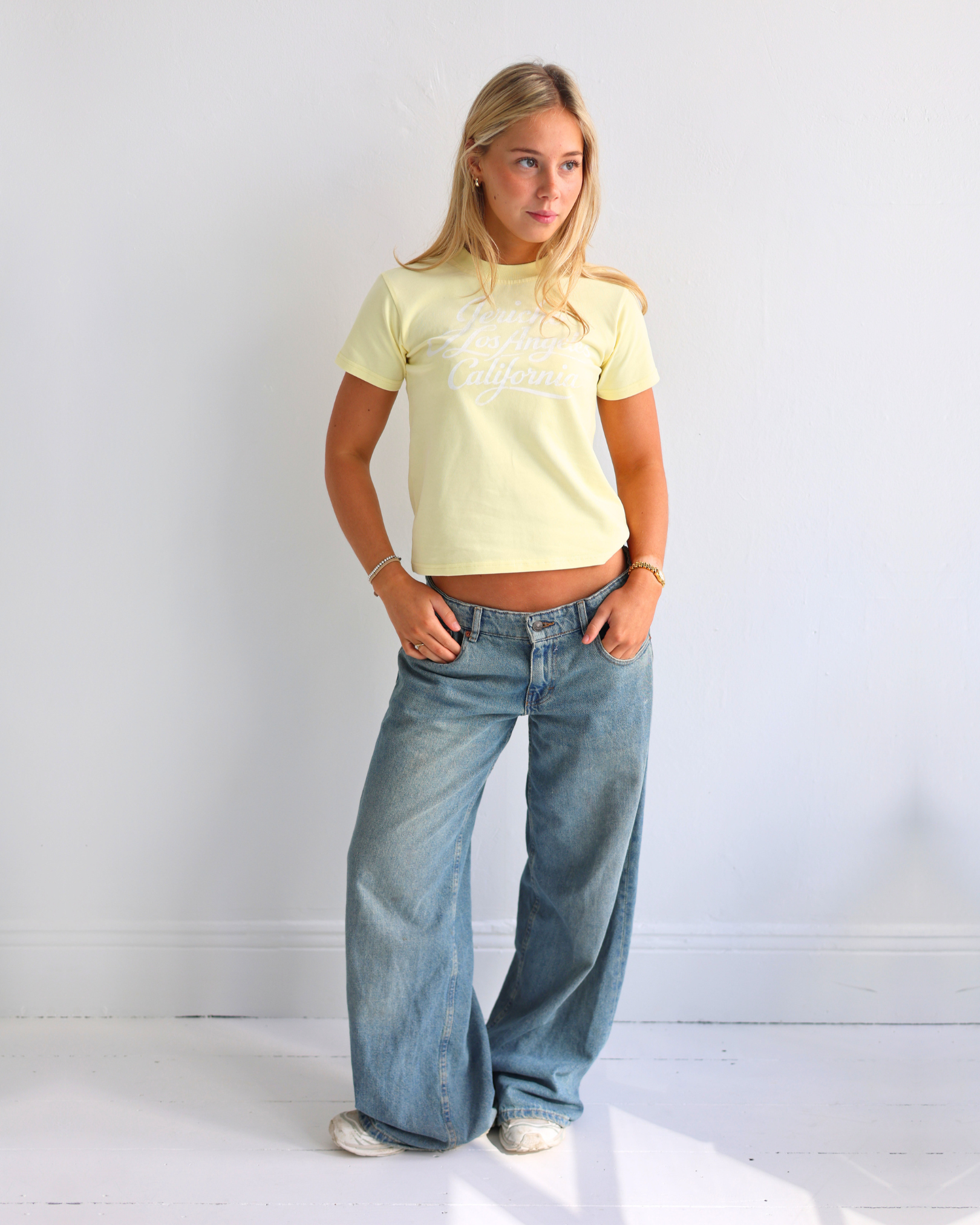 BRENTWOOD BABY TEE - YELLOW