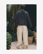 PATCH CREWNECK - WASHED BLACK