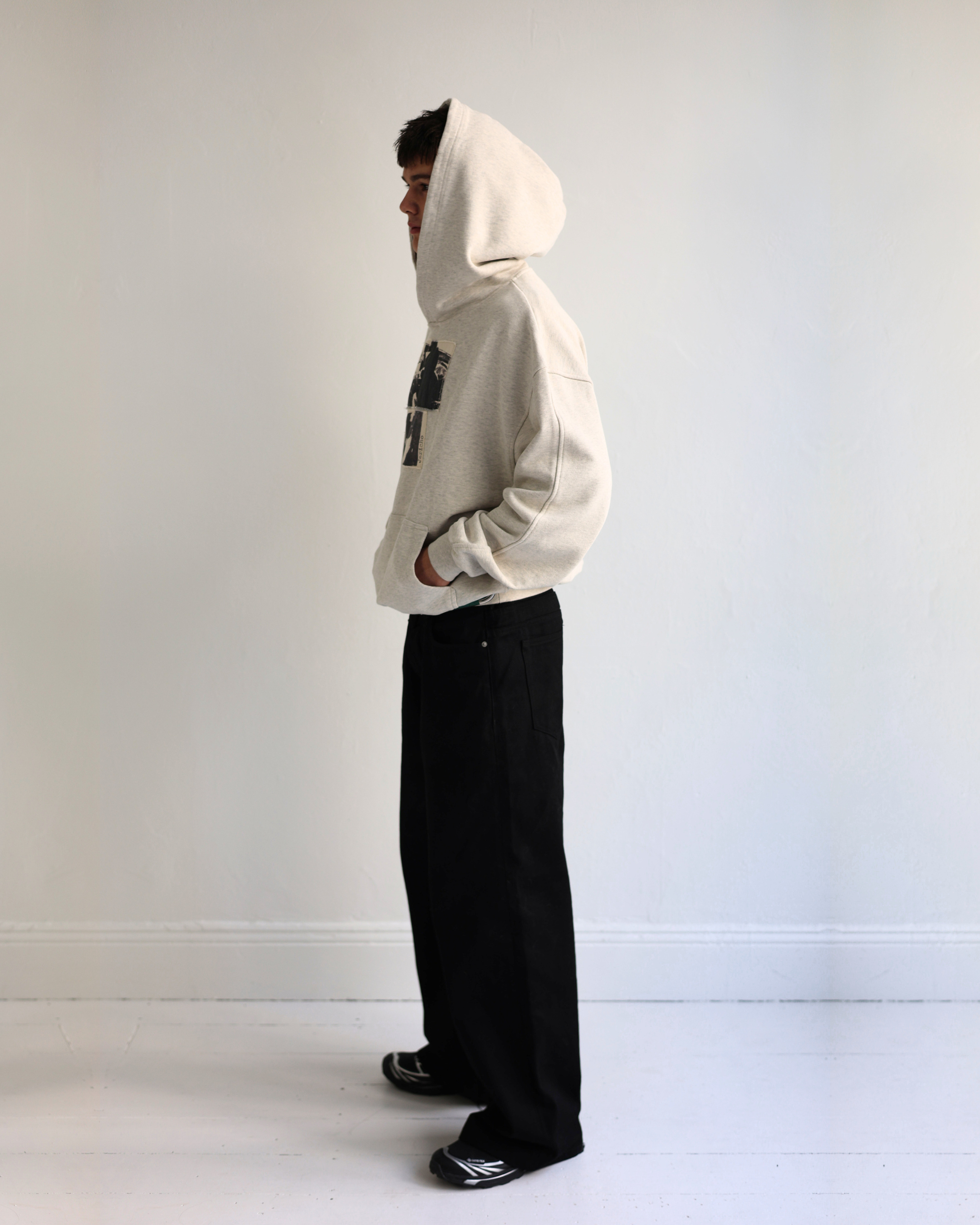 BACKLINE HOODIE - OATMEAL