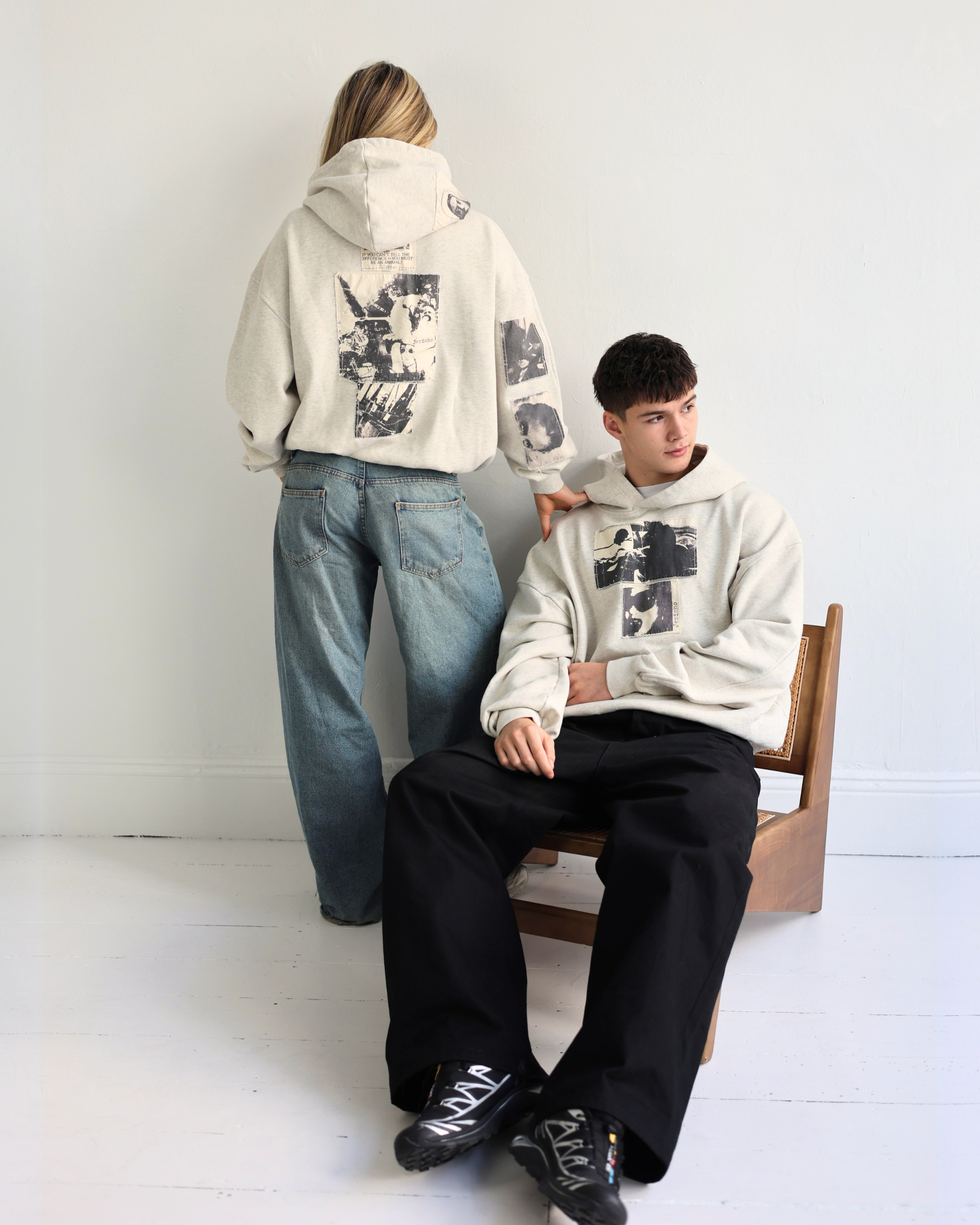 BACKLINE HOODIE - OATMEAL