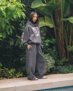 WIDE SWEATS - OATMEAL