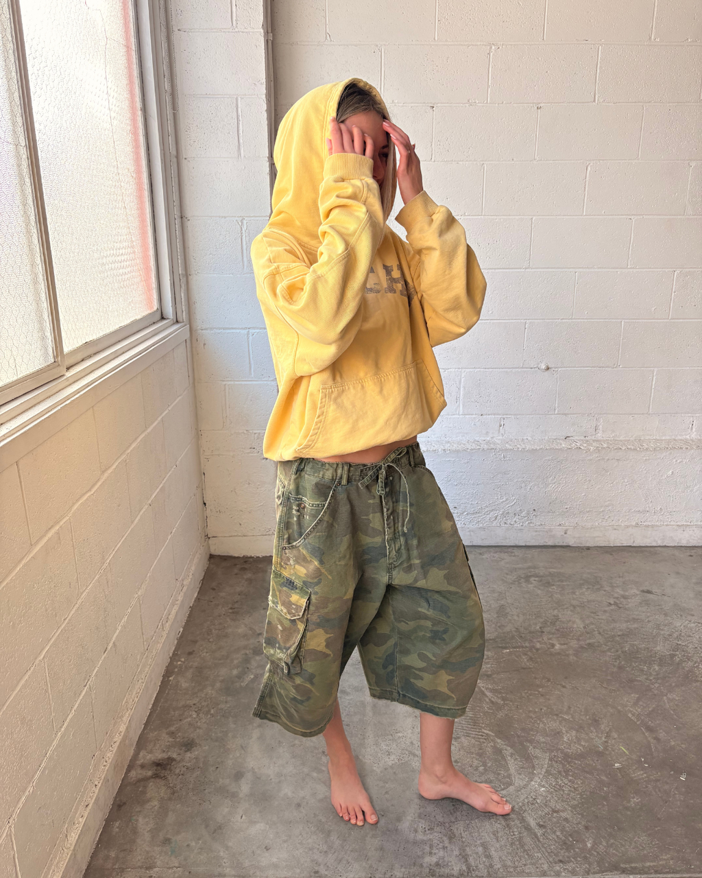SILVER LAKE CARGO SHORT - GREEN CAMO