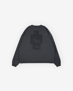 PATCH CREWNECK - WASHED BLACK