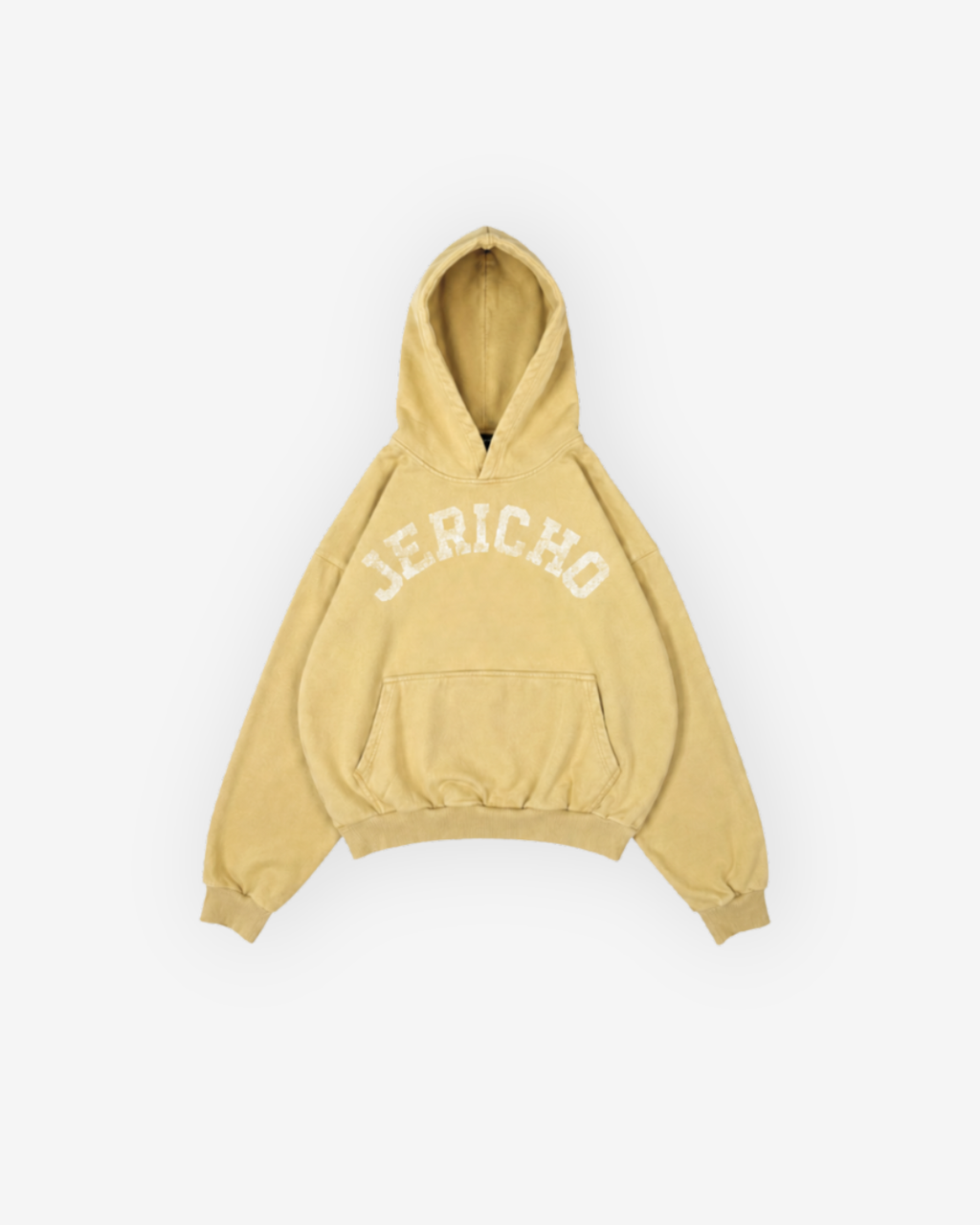 CRESS HOODIE - VINTAGE YELLOW / WHITE LOGO
