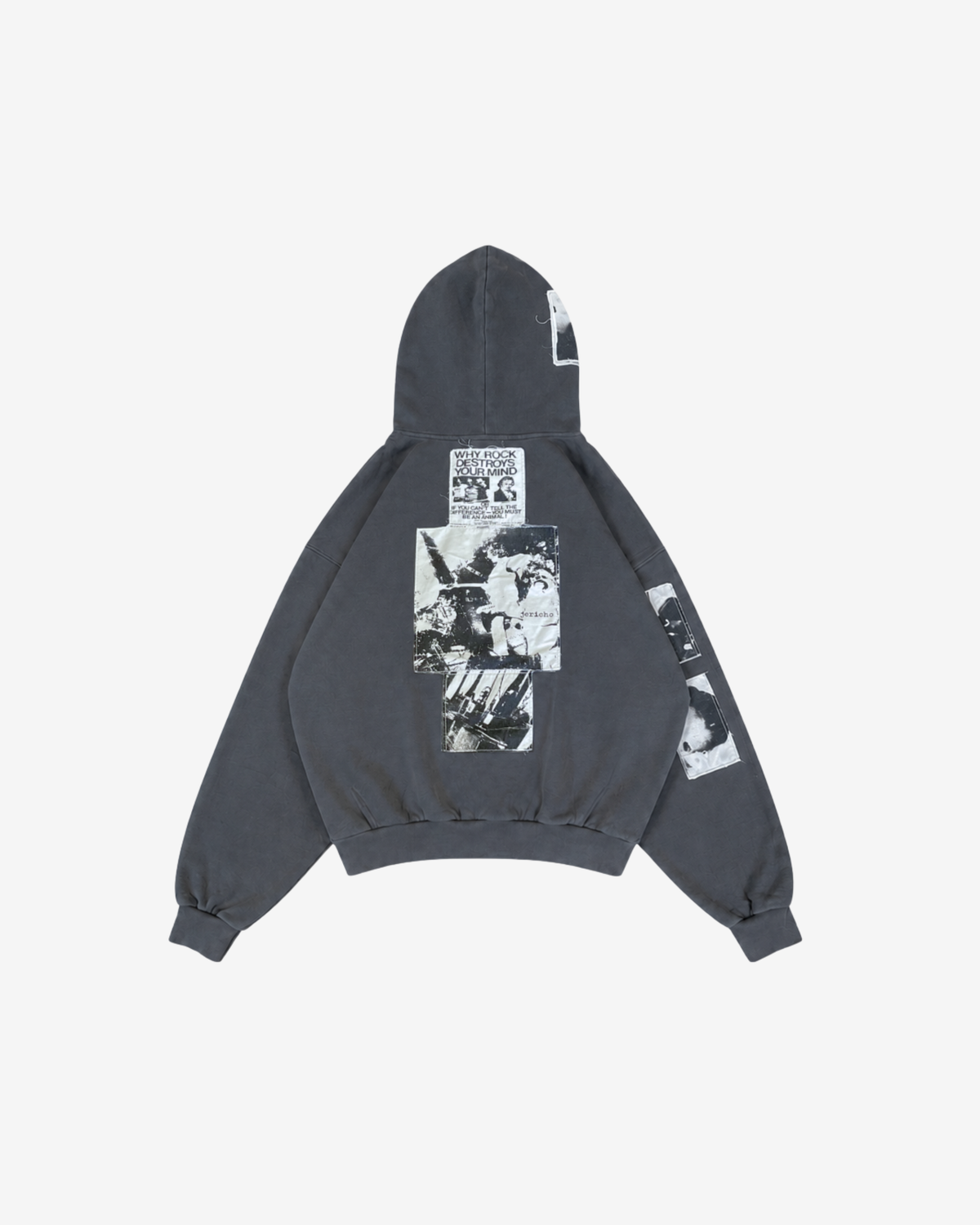 BACKLINE HOODIE - CHARCOAL