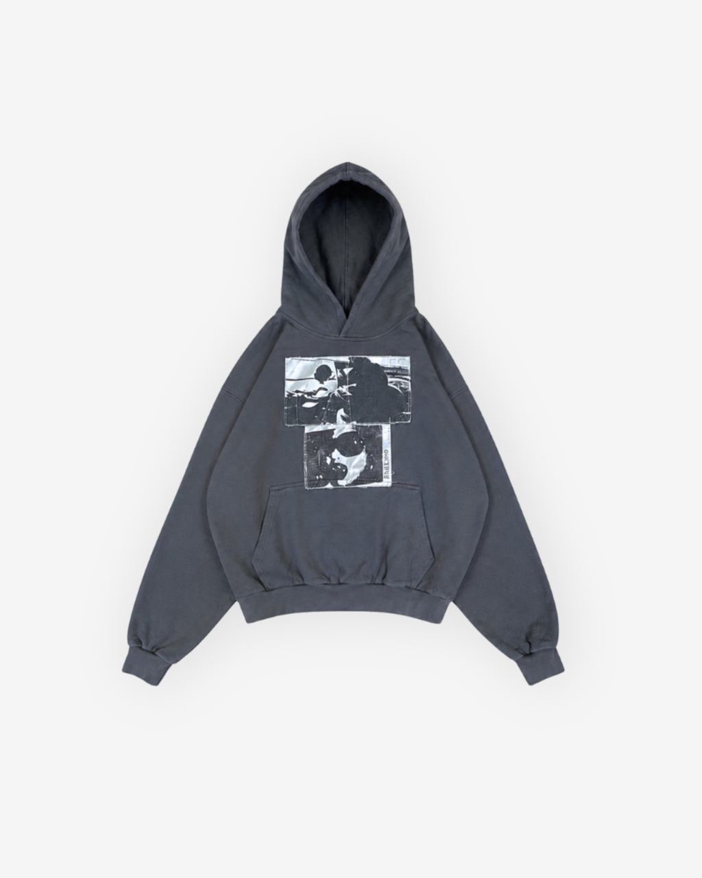 BACKLINE HOODIE - CHARCOAL