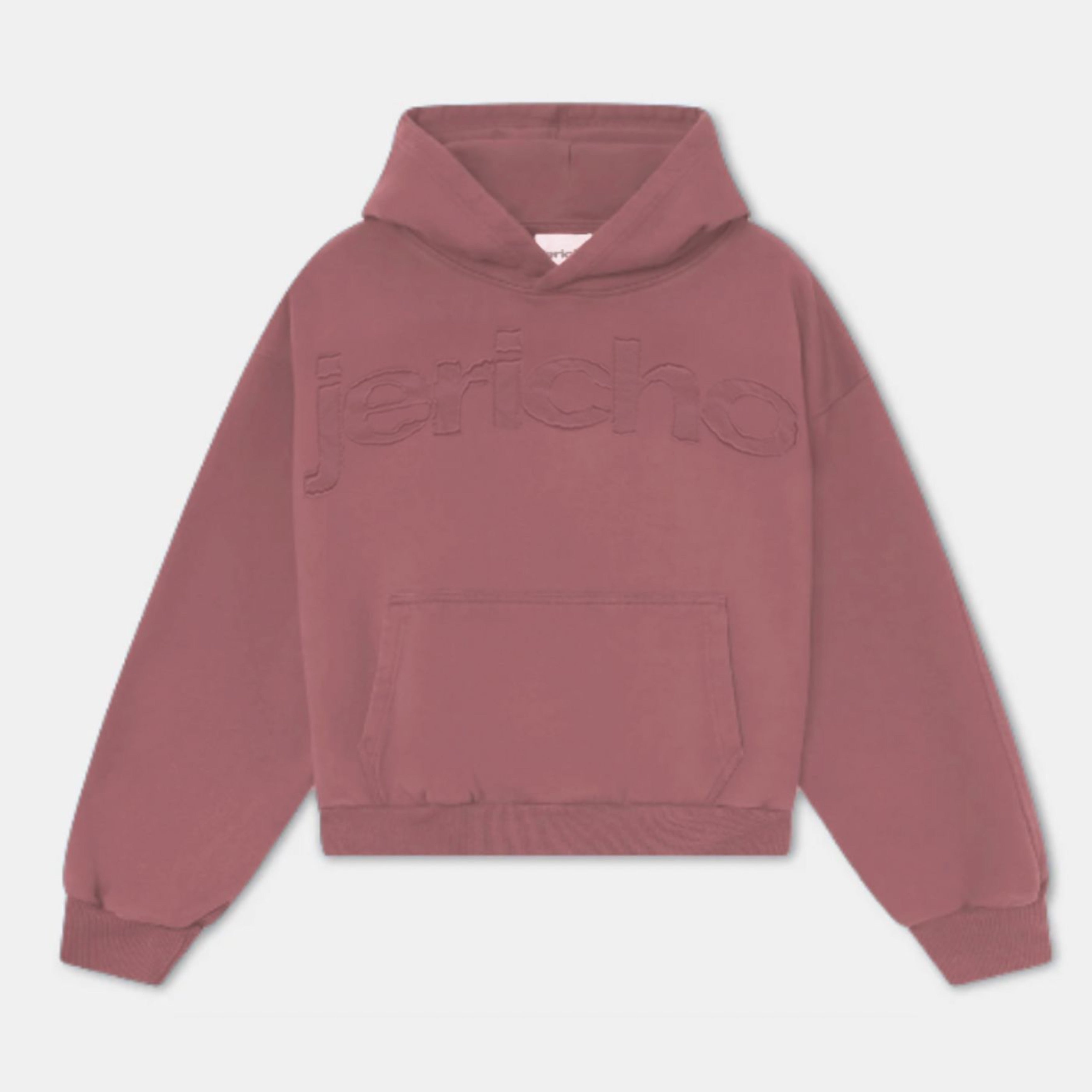 Distressed Hoodie - Vintage Red