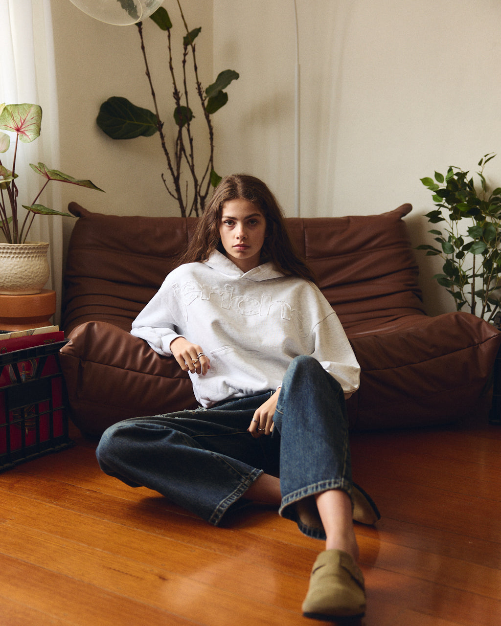 LENNY HOODIE - MARLE GREY